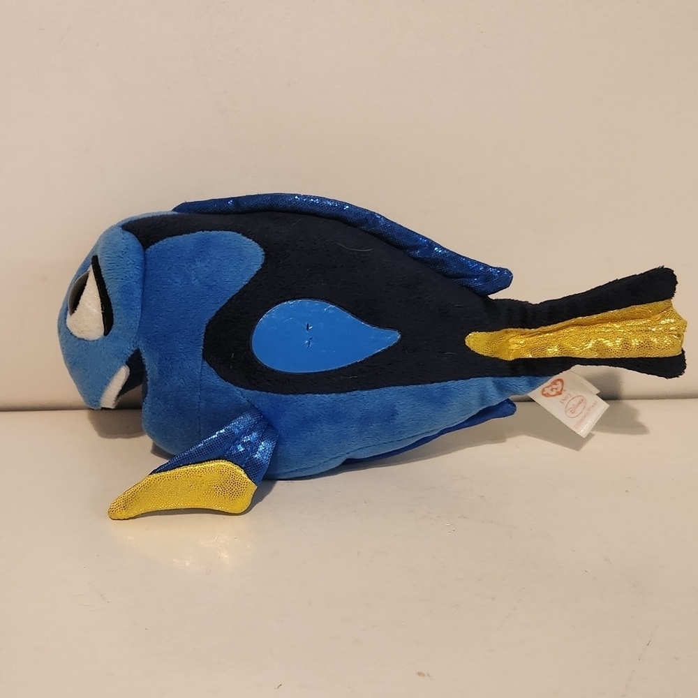 8” Ty Dory Blue Fish Disney Finding Nemo/Dory Plush Stuffed Animal